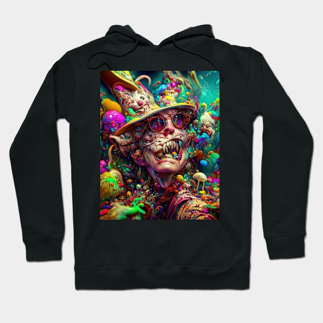 Fear And Loathing In Wonderland #75 Hoodie by aetherialdnb